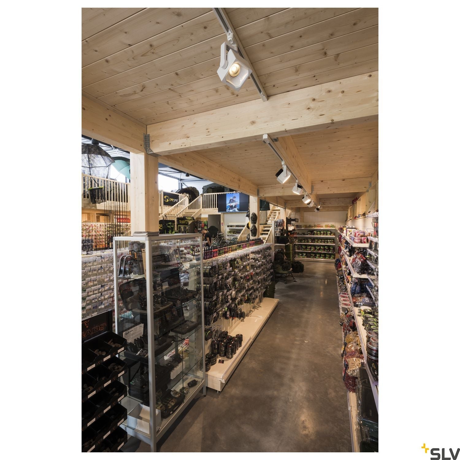 SLV EURO CUBE SPOT, white, 60°, 3000K COB LED, CRI90, incl. 3-circuit adapter 152751