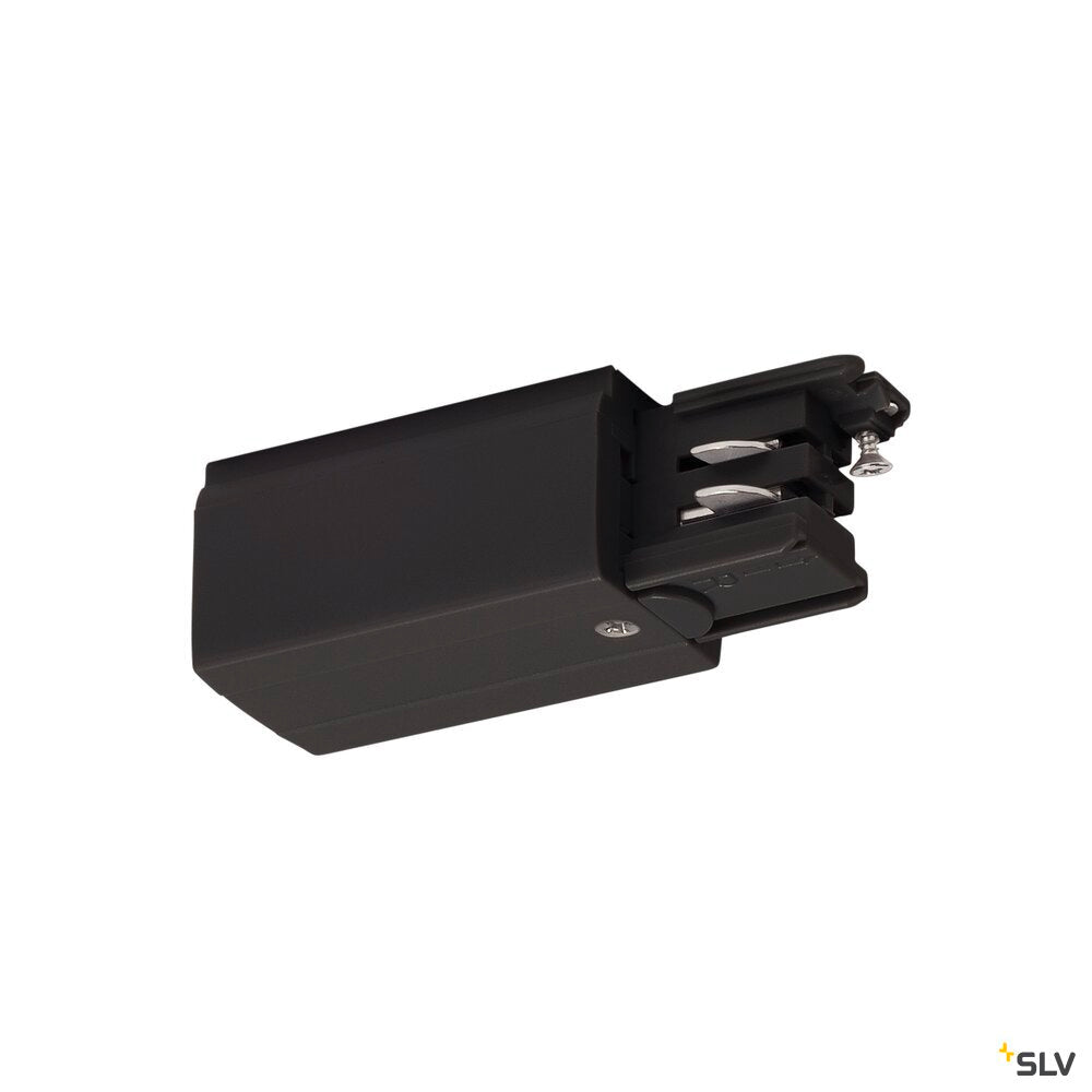 SLV S-TRACK feed-in, right earth, PHASE, black 175050