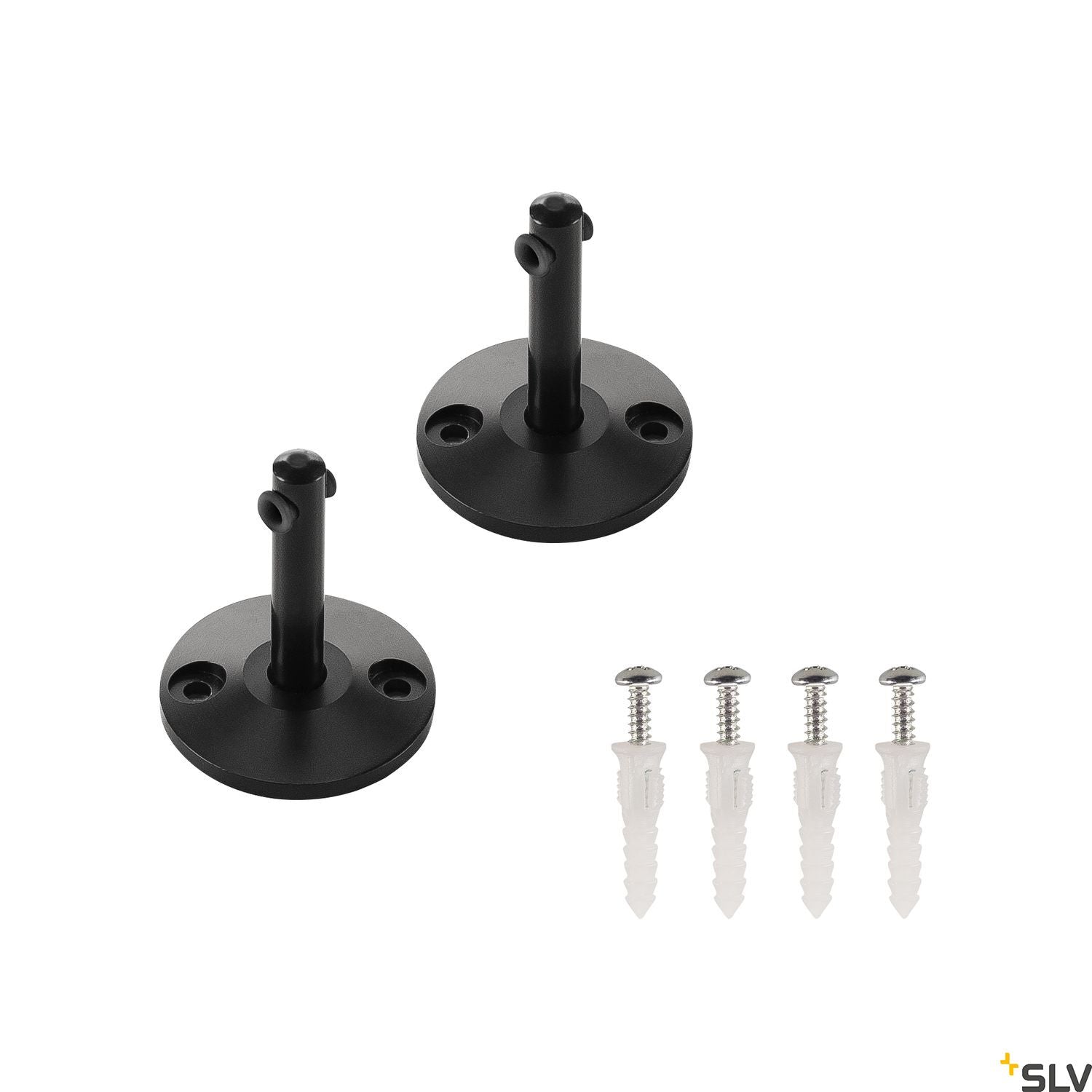 SLV DEFLECTOR, for TENSEO low-voltage cable system, short, black, 2 pieces 186330