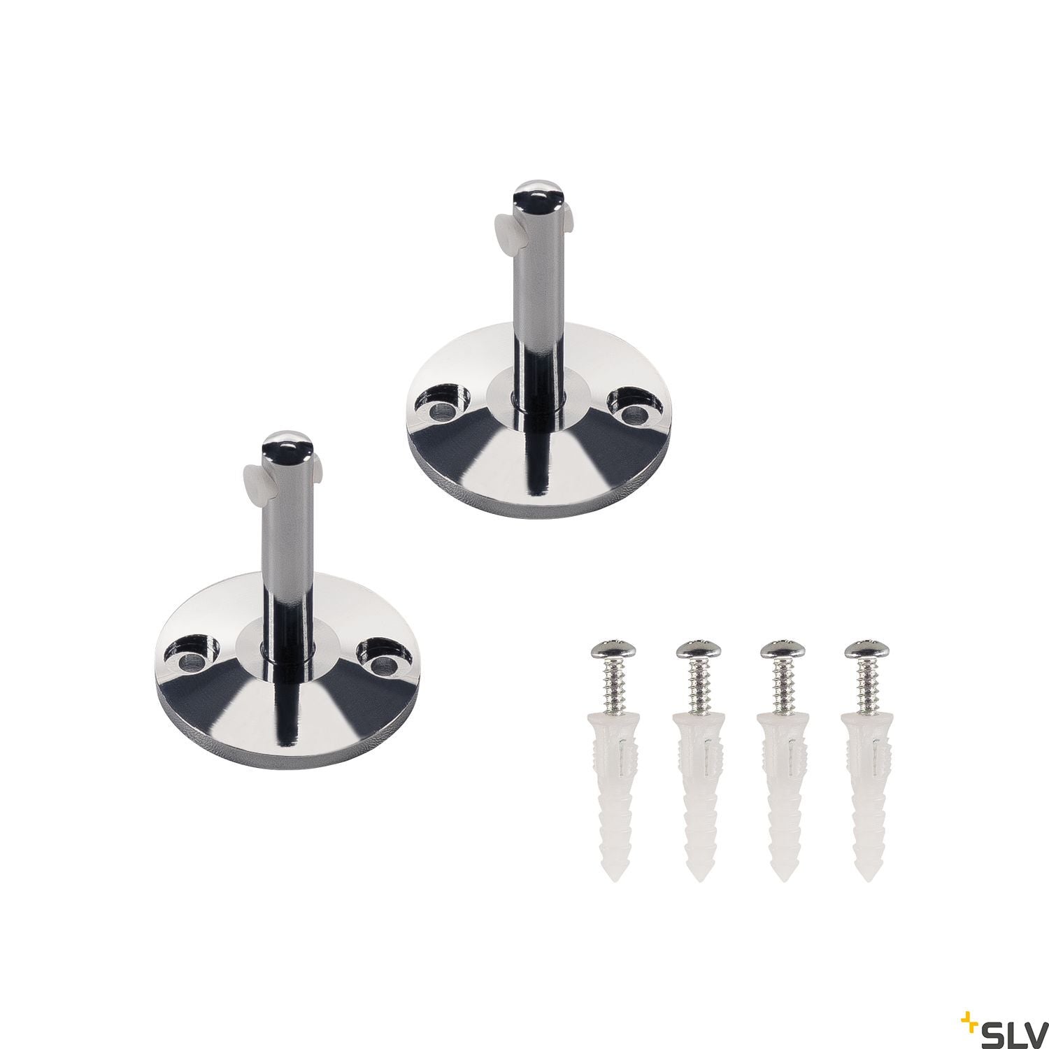 SLV Deflector for low-voltage wire system, chrome, 2 pieces, 6cm 186332