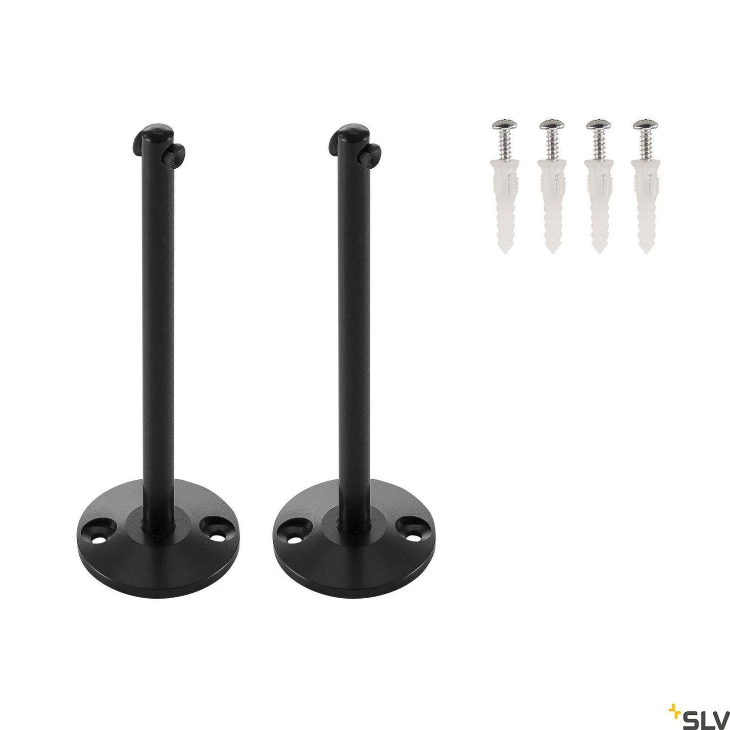 SLV DEFLECTOR, for TENSEO low-voltage cable system, long, black, 2 pieces 186340 - Track Lighting Company