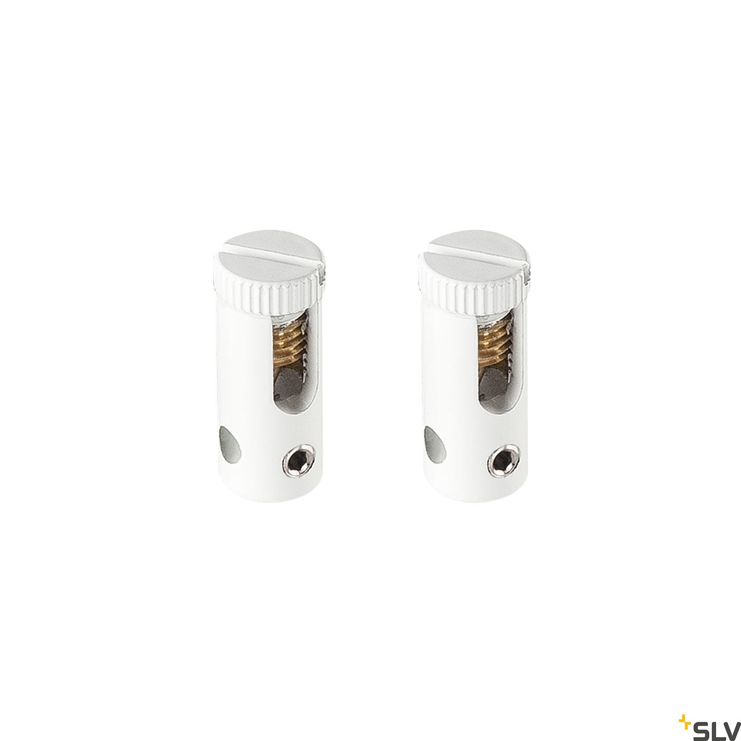 SLV FEED-IN, for TENSEO low-voltage cable system, white, 2 pieces 186351