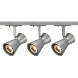 SLV 143344TK3 Diabo 35W 3 Light Track Kit Silver Grey