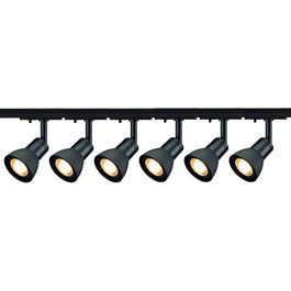 SLV 143450TK6 Puria 50W 6 Light Track Kit Black