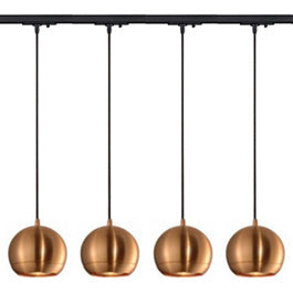SLV 143629TK4 Light Eye ES111 Pendant 75W 4 Light Track Kit Copper & Black