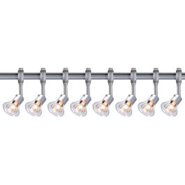 SLV 184634TK8 Anila 50W 8 Light Track Kit Silver Grey