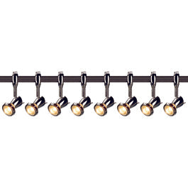 SLV 185092TK8 Siena 50W 8 Light Track Kit Chrome & Black