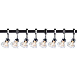 SLV 185632TK8 Anila 50W 8 Light Track Kit Chrome & Black