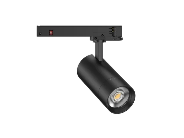 3-Circuit Track LED Spotlight Black 20/25/30/35W Selectable CCT Multi-Angle 15-60º Dimmable