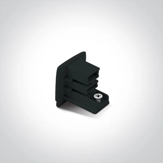 One Light 41022A/B BLACK END CAP