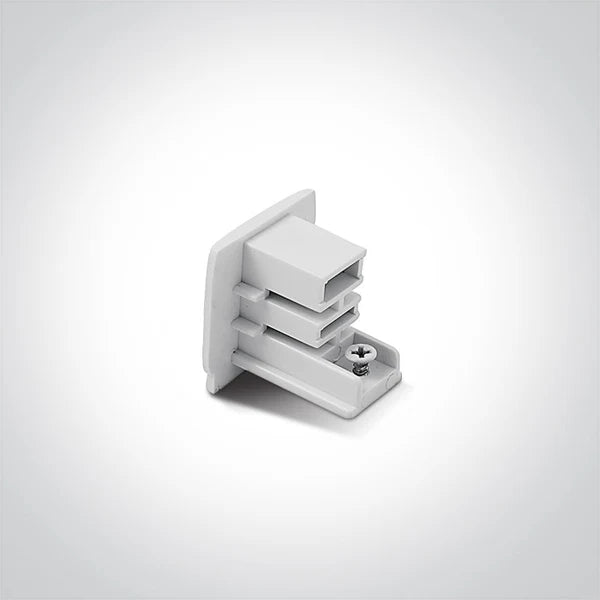 One Light 41022A/W WHITE END CAP