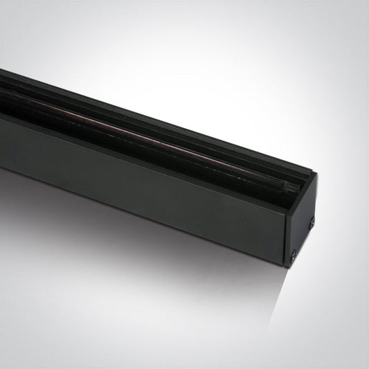 One Light 42002A/B BLACK MAGNETIC PROFILE 2m 48V MINI