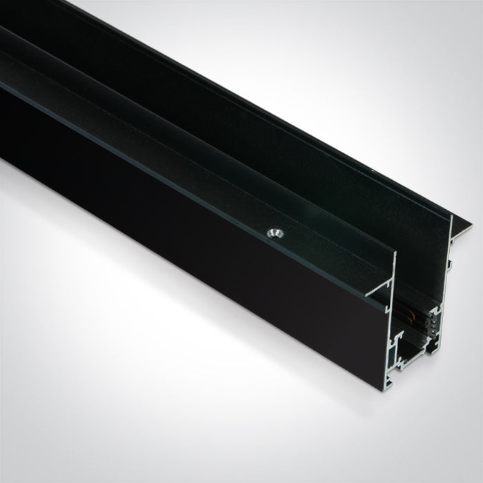 One Light 42002TR/B BLACK MAGNETIC TRIMLESS PROFILE 2m 48V MAXI