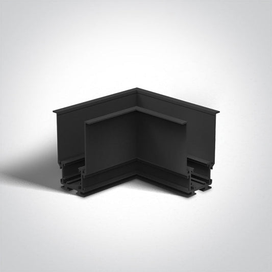 One Light 42012AR/B Black Recessed Corner for 48V Magnetic Track Light System 42001R / 42002R