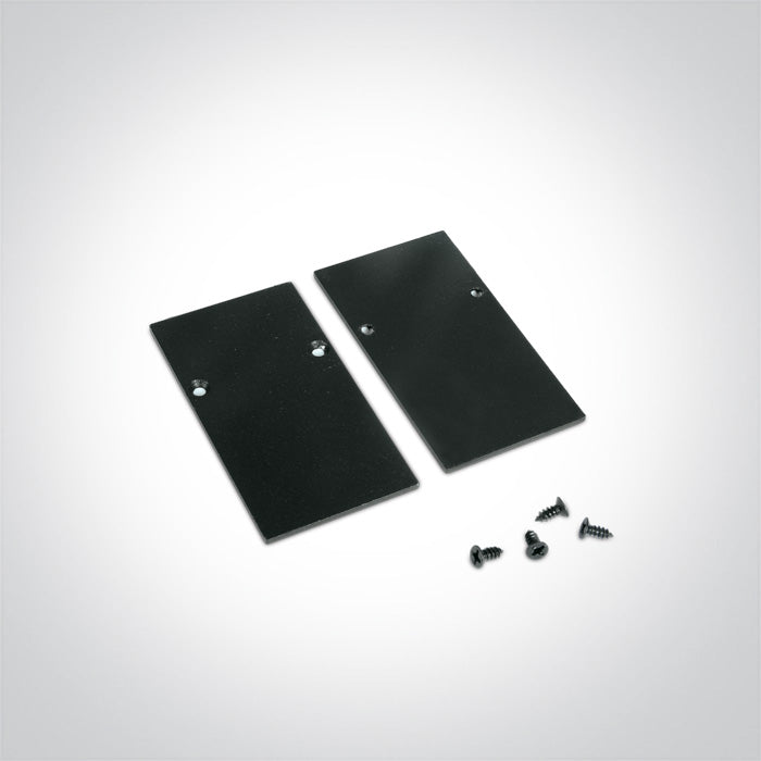 One Light 42022/B BLACK END CAPS FOR 42001/42002/42003/42001R/42002R