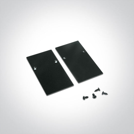 One Light 42022/B BLACK END CAPS FOR 42001/42002/42003/42001R/42002R