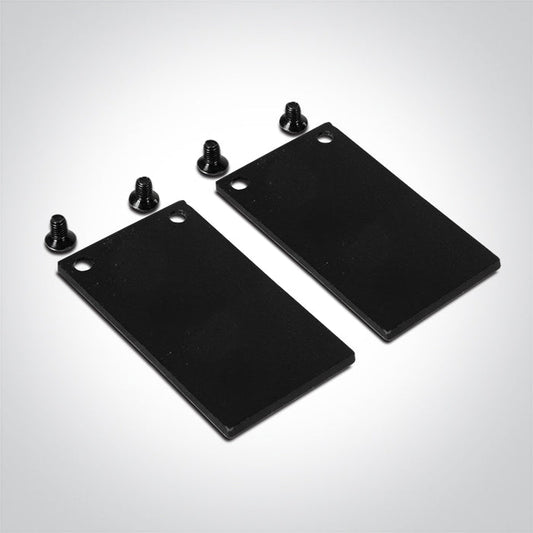 One Light 42022B/B BLACK END CAPS FOR 42001B/42002B/42001RB/42002RB