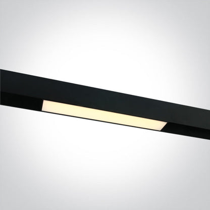 One Light 42100AA/B/W BLACK 8W LINEAR LIGHT WW 48V IP20 MINI/MIDI