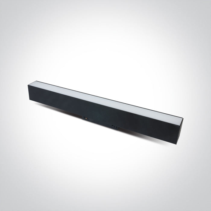 One Light 42100B/B/W 25W LED Linear Magnetic Track Light for 48V Track Lighting System - Track Lighting Company