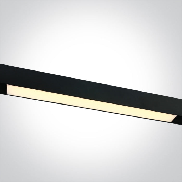 One Light 42100B/B/W 25W LED Linear Magnetic Track Light for 48V Track Lighting System