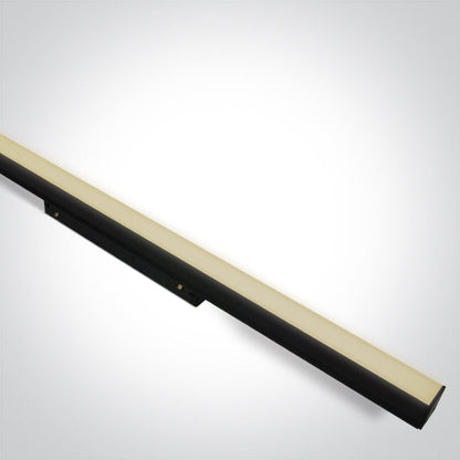 One Light 42100BA/B/W BLACK 16W LINEAR LIGHT WW 48V IP20 MINI/MIDI
