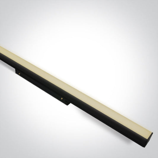 One Light 42100BA/B/W BLACK 16W LINEAR LIGHT WW 48V IP20 MINI/MIDI