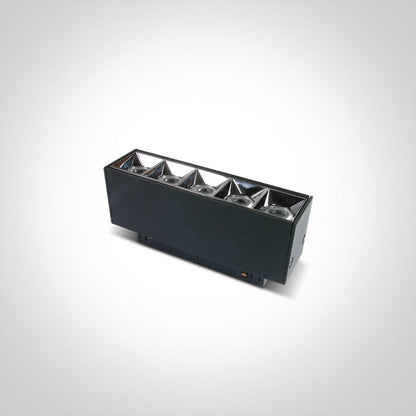 One light 42102A/B/W 12W LED Linear track light for 48V Magnetic Track Lighting System - Track Lighting Company