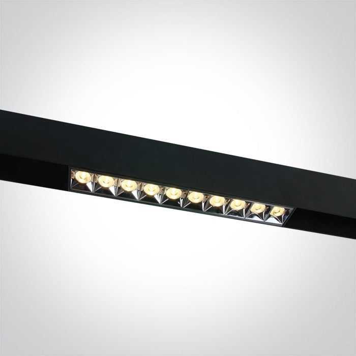One Light 42102B/B/W 22W LED Linear track light for 48V Magnetic Track Lighting System
