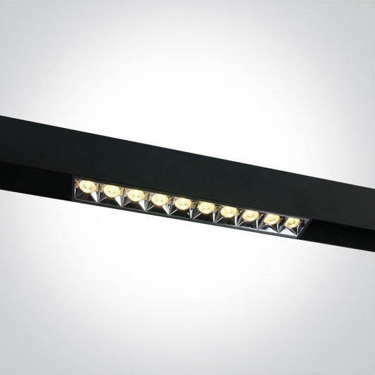 One Light 42102B/B/W 22W LED Linear track light for 48V Magnetic Track Lighting System