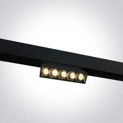 12W Adjustable LED Linear Track Light for 48V Magnetic Track Light System