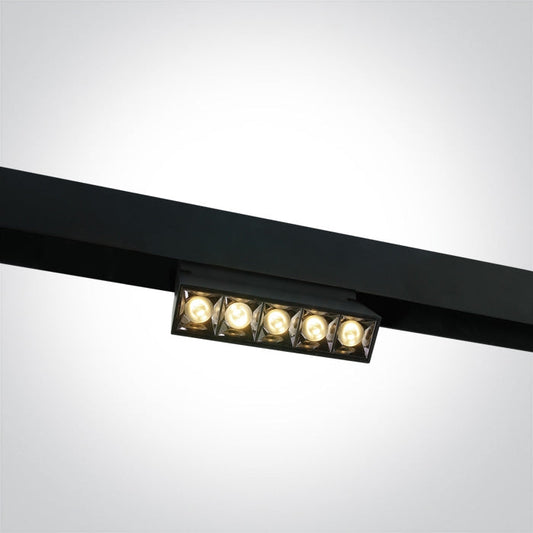 One Light 42106A/B/W 12W Adjustable LED Linear Track Light for 48V Magnetic Track Light System