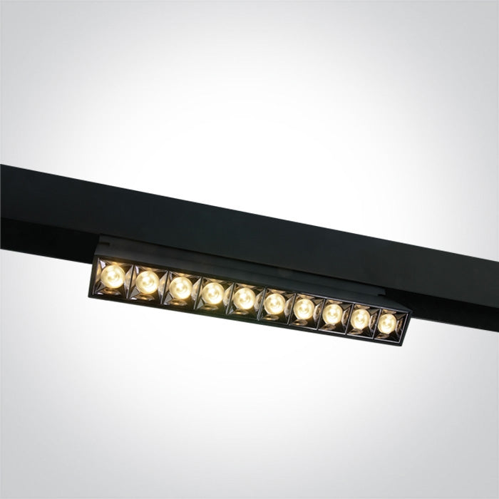One Light 42106B/B/W 22W Adjustable LED Linear Track Light for 48V Magnetic Track Light System