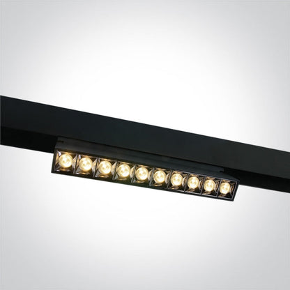 22W Adjustable LED Linear Track Light for 48V Magnetic Track Light System