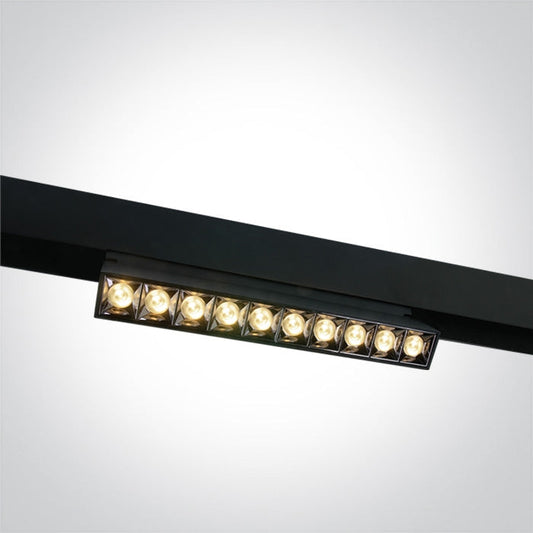 One Light 42106B/B/W 22W Adjustable LED Linear Track Light for 48V Magnetic Track Light System