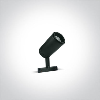 One Light 42114B/B/W 24W Black Track Spot Light for 48v Magnetic Track Light System - Track Lighting Company