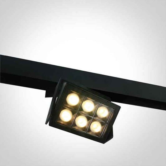 One Light 42118/B/W Dali  26W Track spot Wall Washer for 48V Magnetic Track Lighting System