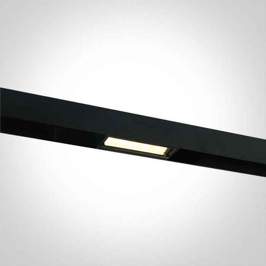 One Light 42120B/B/W Asymmetric LED Linear Track Light for 48V Magnetic Track Light System