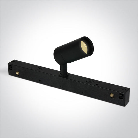 One Light 42122A/B/W BLACK 3W WW 48V IP20 ADJUSTABLE MINI/P&P