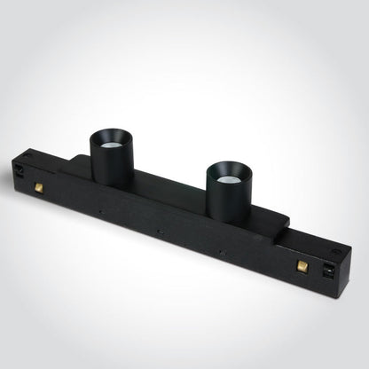 One Light 42128A/B/W BLACK 2x2W WW 48V IP20 MINI/MIDI