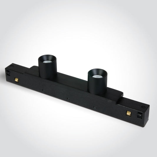 One Light 42128A/B/W BLACK 2x2W WW 48V IP20 MINI/MIDI