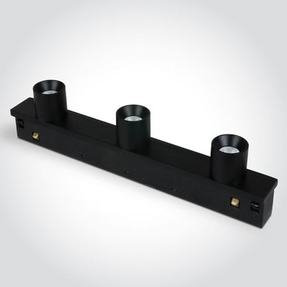 One Light 42128B/B/W BLACK 3x2W WW 48V IP20 MINI/MIDI