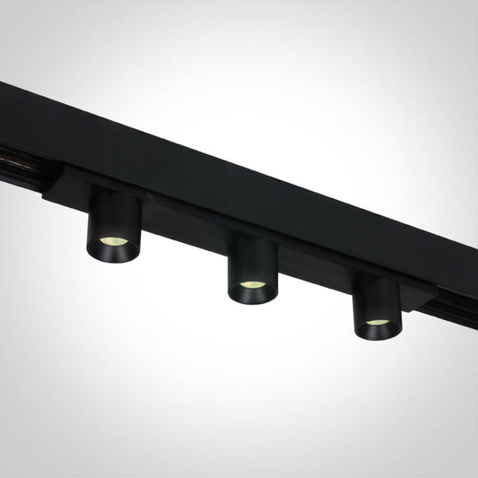 One Light 42128B/B/W BLACK 3x2W WW 48V IP20 MINI/MIDI