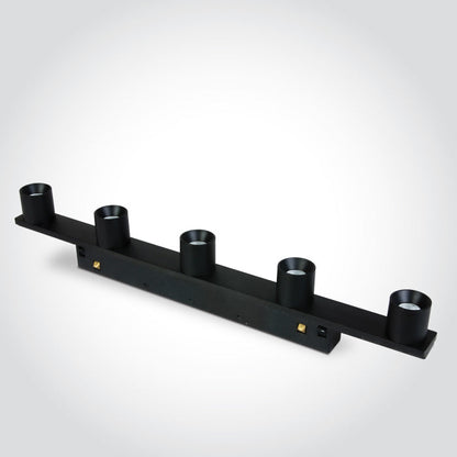 One Light 42128C/B/W BLACK 5x2W WW 48V IP20 MINI/MIDI