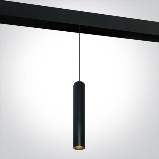 One Light 42130B/B/W 9W Pendant Track Light for 48V Magnetic Track Lighting