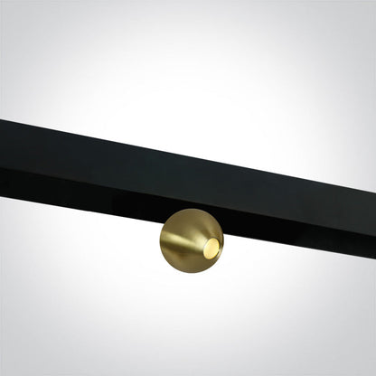 One Light 42134/BBS/W BRUSHED BRASS 7W WW 48V IP20 ADJUSTABLE MINI/MIDI/MAXI/P&P