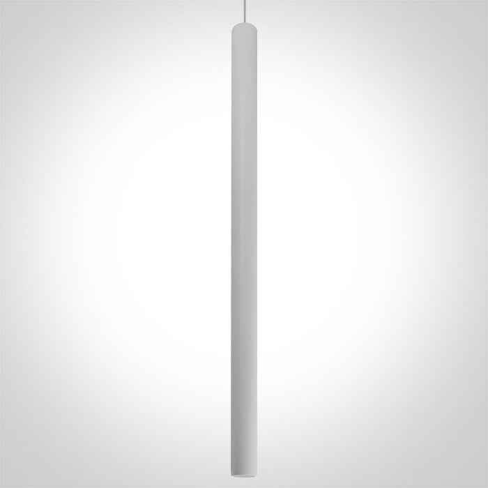 One Light 63108AT/W/W WHITE PENDANT TRACK Light LED 8W WW 36deg IP20 230V
