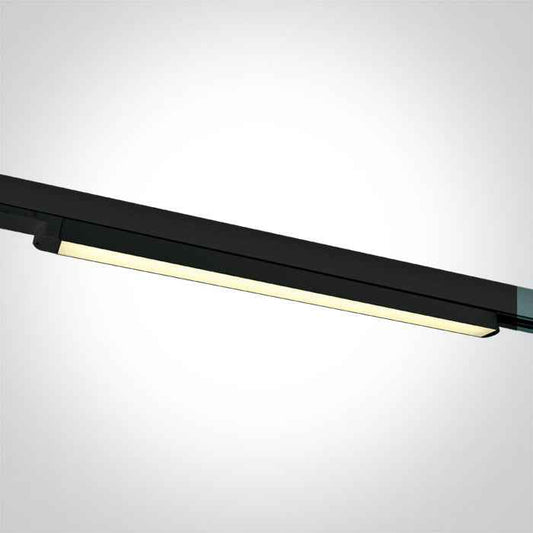 One Light 65018T/B/V BLACK 16W CCTV LINEAR TRACK LIGHT 100-240V