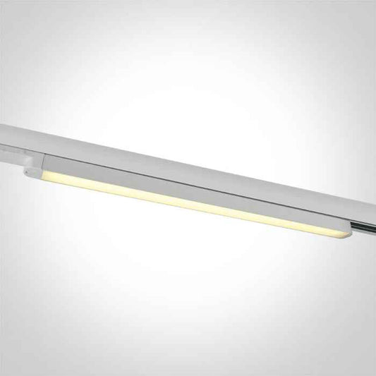 One Light 65018T/W/V WHITE 16W CCTV LINEAR TRACK LIGHT 100-240V