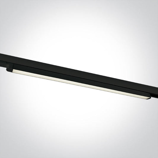 One Light 65025T/B/C BLACK LED 25W CW LINEAR TRACK LIGHT 100-240V