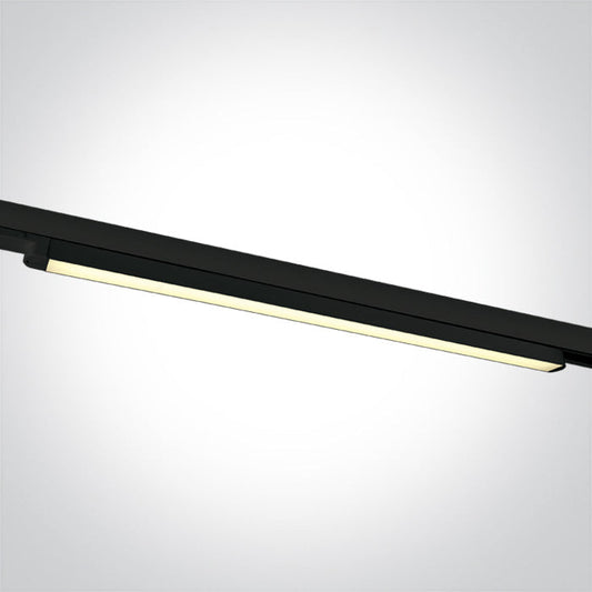 One Light 65025T/B/W BLACK LED 25W WW LINEAR TRACK LIGHT 100-240V